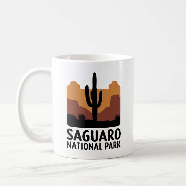 The Saguaro Cactus Coffee Mug (Left)