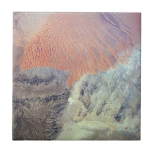 The Sahara Desert In Algeria, North Africa. Ceramic Tile