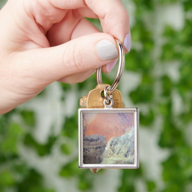 The Sahara Desert In Algeria, North Africa. Key Ring (Hand)