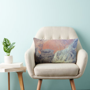 The Sahara Desert In Algeria, North Africa. Lumbar Cushion