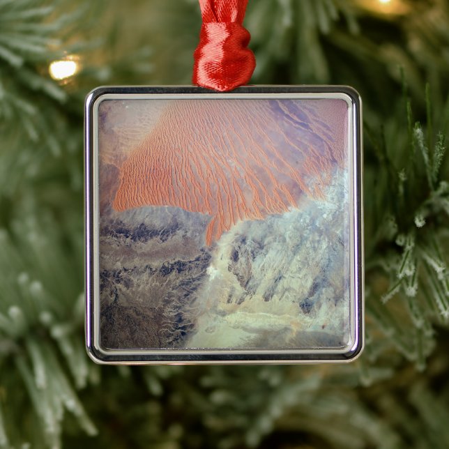 The Sahara Desert In Algeria, North Africa. Metal Ornament (Tree)