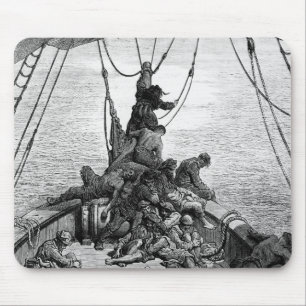 The sailors becalmed and tormented by thirst mouse pad