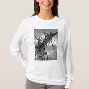 The sailors see in the distance a ghostly ship T-Shirt