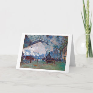 The Saint-Lazare Station, Monet Card