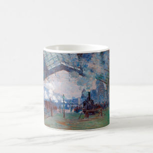 The Saint-Lazare Station, Monet Coffee Mug