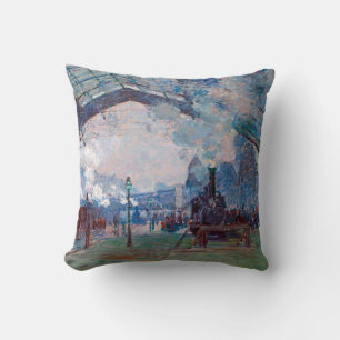 The Saint-Lazare Station, Monet Cushion