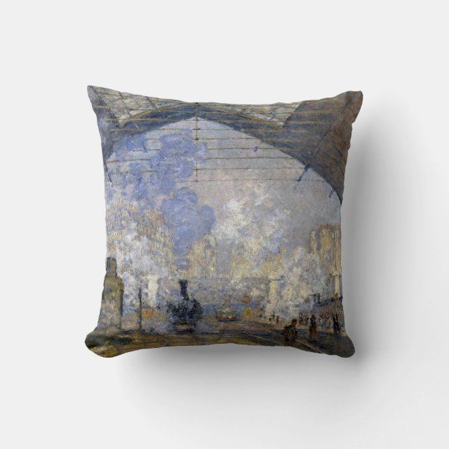 The Saint-Lazare Station, Monet Cushion (Front)