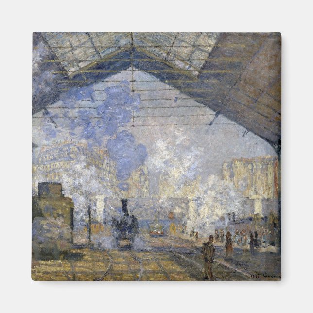 The Saint-Lazare Station, Monet Magnet (Front)