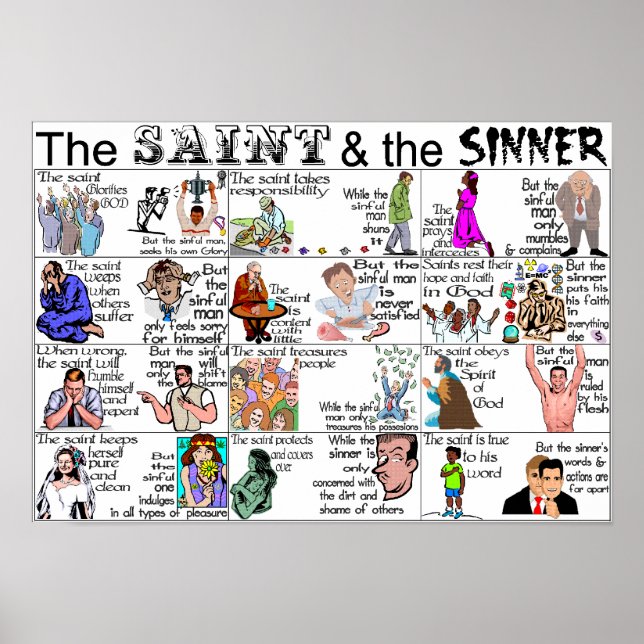 The Saint & the Sinner Poster (Front)