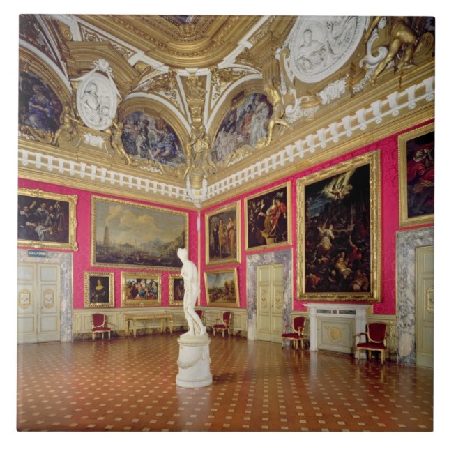 The 'Sala di Venere' (Hall of Venus) containing th Tile (Front)