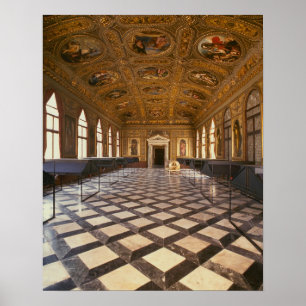 The Sala Dorata, built 1537-88 (photo) Poster