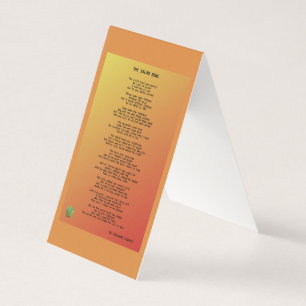 The Salad Bowl Folded Card