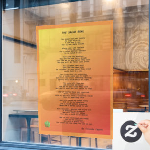 The Salad Bowl Window Cling