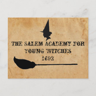 The Salem Academy for Young Witches Postcard