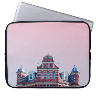 THE SALISBURY BUILDING UNDER PINK SKIES LAPTOP SLEEVE