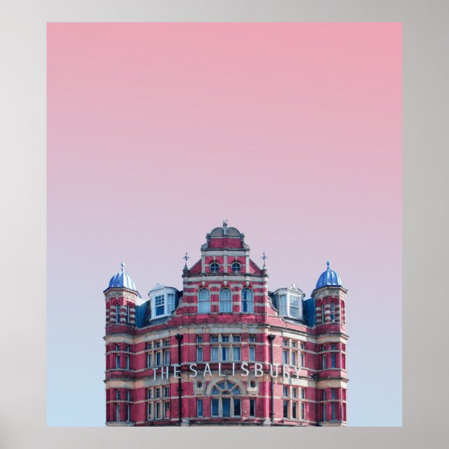 THE SALISBURY BUILDING UNDER PINK SKIES POSTER (Front)