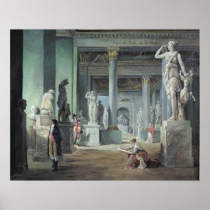 The Salle des Saisons at the Louvre, c. 1802 Poster