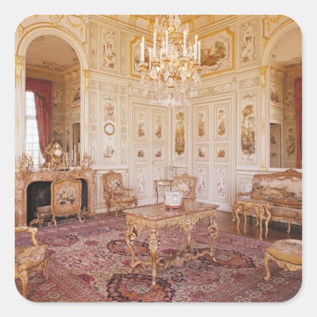 The Salon Chinois, c.1740 Square Sticker (Front)