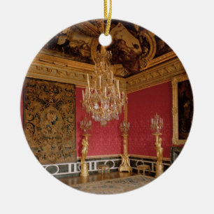 The Salon d'Apollon (Apollo Room) with tapestries Ceramic Tree Decoration
