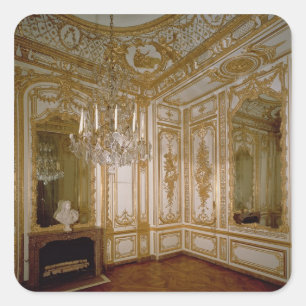 The Salon de Musique (Music Room) of Adelaide, Pri Square Sticker