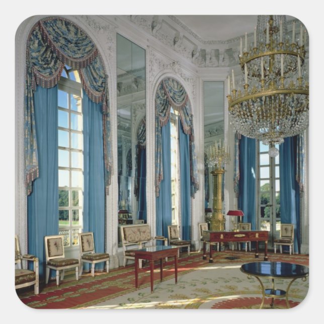 The Salon des Glaces (The Room of Mirrors) in the Square Sticker (Front)