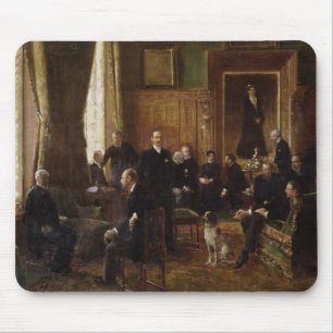 The Salon of the Countess Potocka, 1887 Mouse Pad