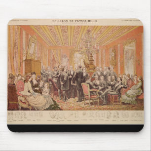 The Salon of Victor Hugo Mouse Pad