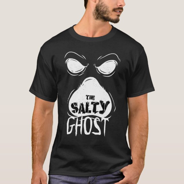 The Salty Ghost Spooky Halloween Matching Family C T-Shirt (Front)