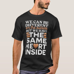 The Same Heart Inside Black History Melanin Africa T-Shirt