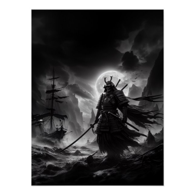 The samurai night poster (Front)