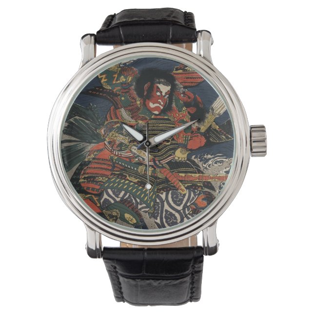 The samurai warriors Tadanori and Noritsune Watch (Front)