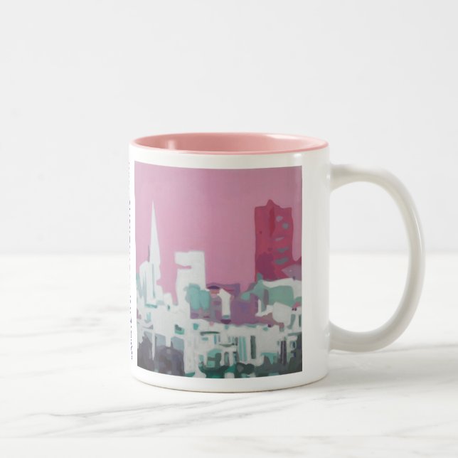The San Francisco Skyline Two-Tone Coffee Mug (Right)