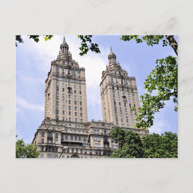 The San Remo Towers- Central Park West Postcard (Front)