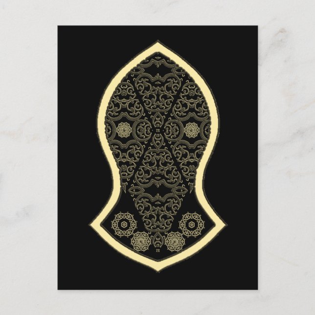 The Sandal Of The Prophet (Golden) Postcard (Front)