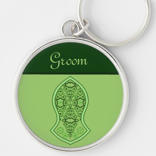 The Sandal Of The Prophet (Green) Key Ring (Front)