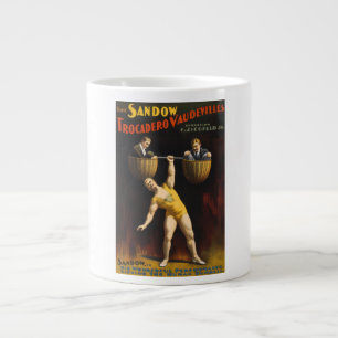 The Sandow Eugen Sandow Vaudeville Weightlifter  Large Coffee Mug