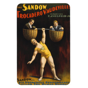 The Sandow Eugen Sandow Vaudeville Weightlifter Magnet