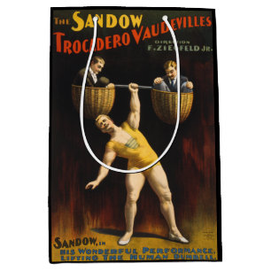 The Sandow Eugen Sandow Vaudeville Weightlifter Medium Gift Bag