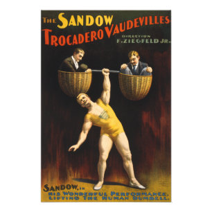 The Sandow Eugen Sandow Vaudeville Weightlifter Photo Print
