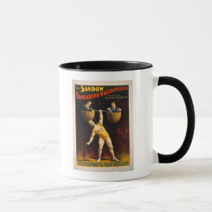 The Sandow Trocadero Vaudevilles Weightlifting Mug