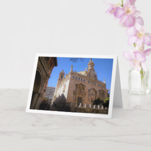 The Santos Juanes Church, Valencia City, España Card