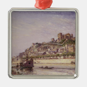 The Saone at Lyons, 1875 Metal Ornament