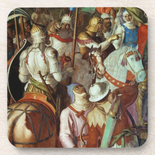 The Saracen Army outside Paris, 730-32 AD Coaster
