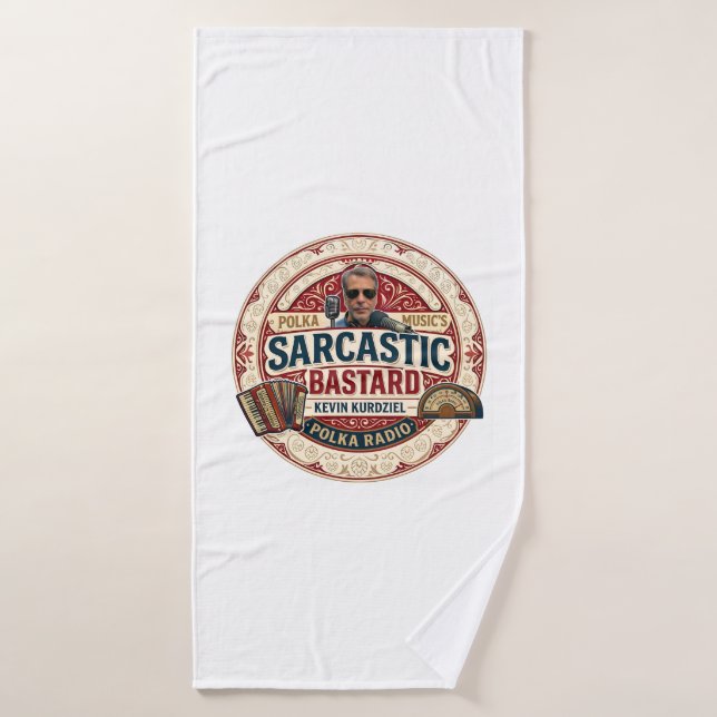 The Sarcastic Bastard Towel Set (Bath Towel)