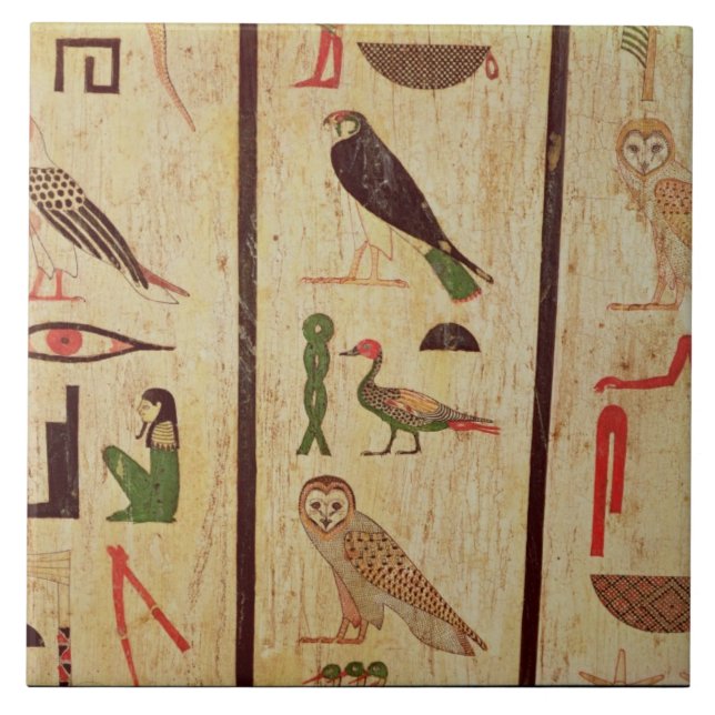 The sarcophagus of Psamtik I (664-610 BC) detail o Ceramic Tile (Front)