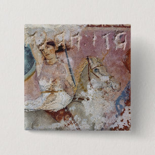 The Sarcophagus of the Amazons 15 Cm Square Badge