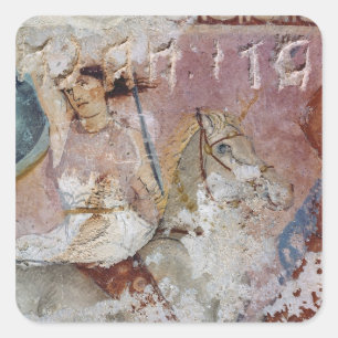 The Sarcophagus of the Amazons Square Sticker