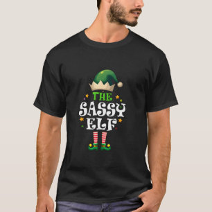 The Sassy Elf Christmas Family Matching Xmas Group T-Shirt