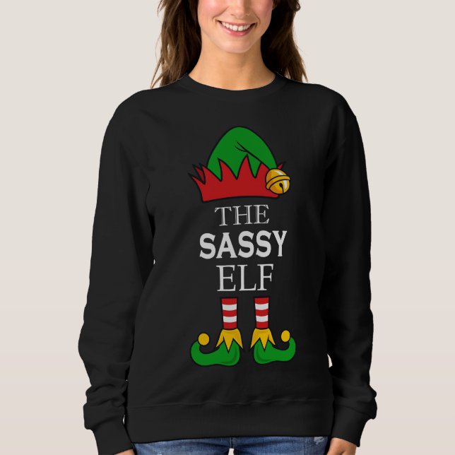 THE SASSY ELF SWEATSHIRT (Front)