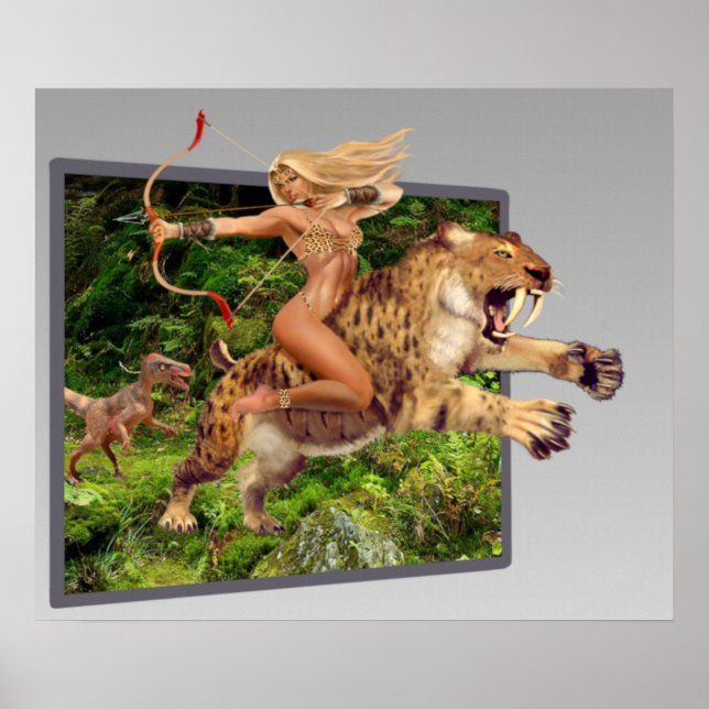 THE SAVAGE JUNGLE POSTER (Front)